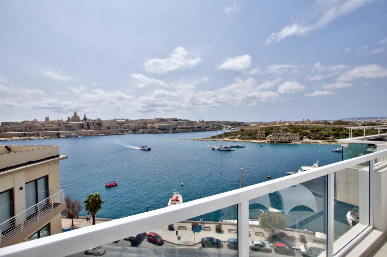 Ferienwohnung Sliema Duplex Penthouse With Sea Views & Private Terrace By Shortletsmalta Exterior foto